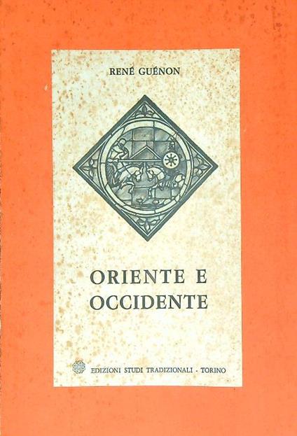 Oriente occidente - René Guénon - copertina