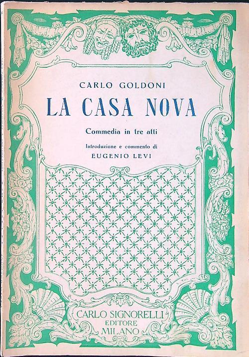 casa nova - Carlo Goldoni - copertina