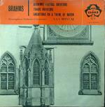 Academic festival overture - Tragic overture - Variations on a theme of Hydn vinile