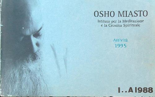Osho Miasto Istituto per la meditazione e la crescita spirituale 1995 - copertina