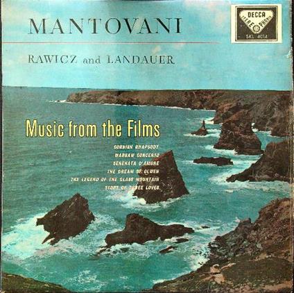 Music from the Films vinile - Vinile LP di Mantovani