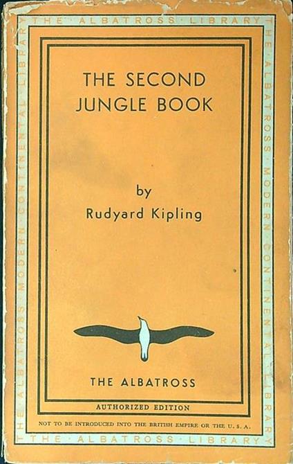 The Second Jungle Book - Rudyard Kipling - copertina