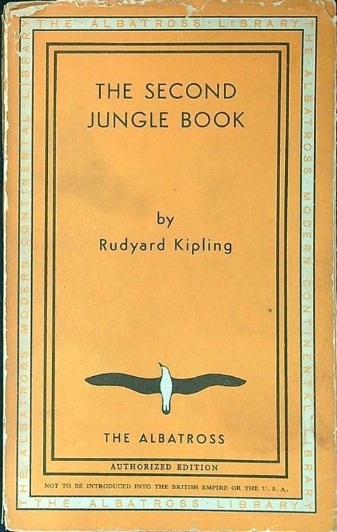 The Second Jungle Book - Rudyard Kipling - copertina