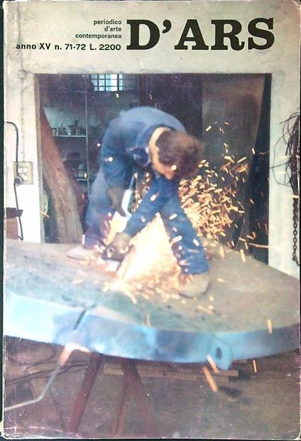 D'Ars 71-72/1974 - copertina
