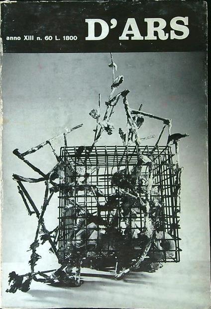 D'Ars n. 60/1972 - copertina