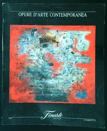 Asta 709 opere d'arte contemporanea 28 novembre 1989 - copertina