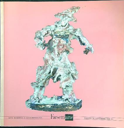 XXXVI Asta arte moderna e contemporanea 30 novembre 1991 - copertina