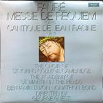 Faure' messe de requiem op.48 Cantique de Jean Racine op.11 vinile