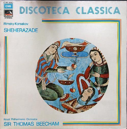 Rimsky-Korsakov Sheherazade vinile - copertina