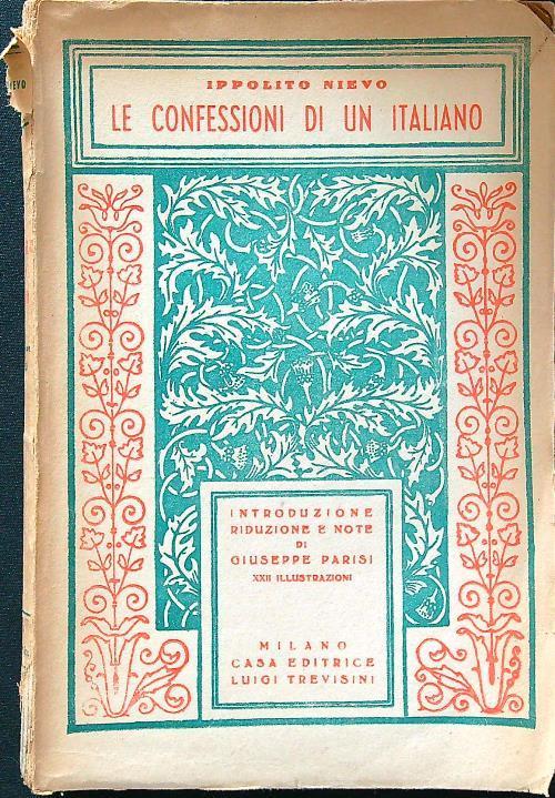 Le confessioni di un italiano - Ippolito Nievo - copertina