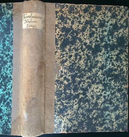 Storia delle rivoluzioni d'Italia dal 1846 al 1850 - Ugo Sirao - copertina