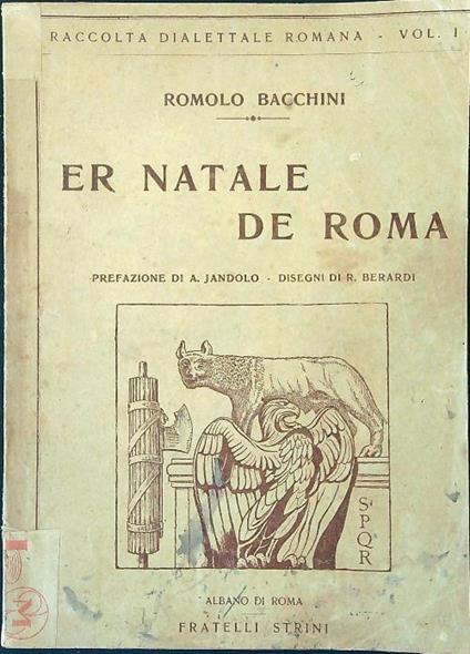 Er Natale de Roma - Romolo Bacchini - copertina