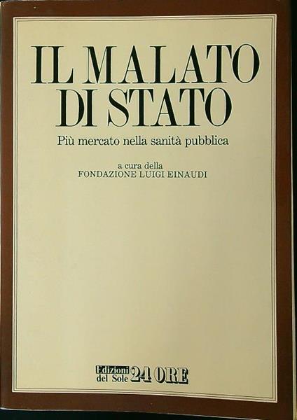 Il malato di Stato - copertina
