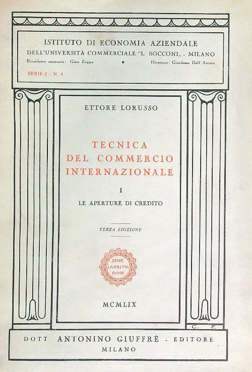 Tecnica del commercio internazionale 1