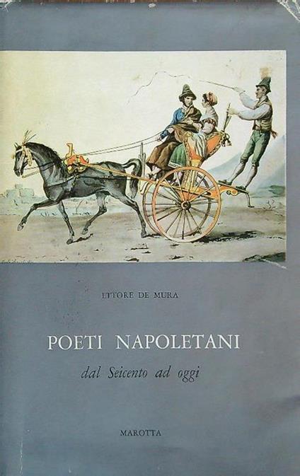 Poeti napoletani dal Seicento ad oggi - Ettore De Mura - copertina