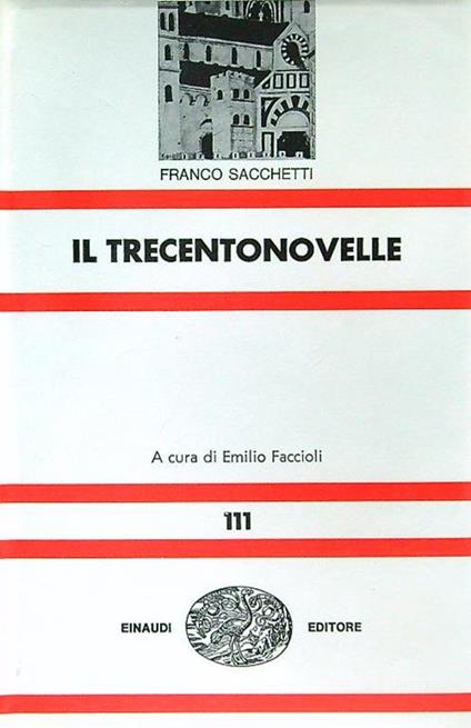 Il Trecentonovelle - Franco Sacchetti - copertina