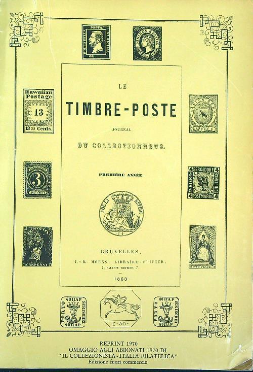 Le Timbre-Poste Le. Journal du collectionneur - copertina