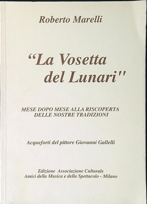 La Vosetta del Lunari - Roberto Marelli - copertina