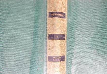 Ricordanze e altri scritti - Luigi Settembrini - copertina