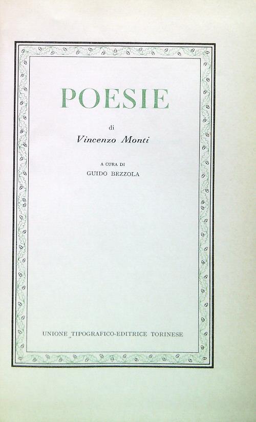 Poesie