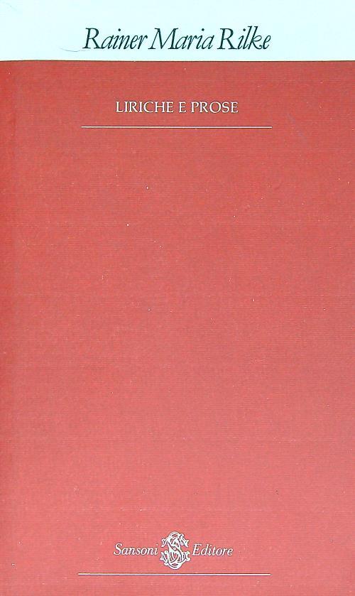 Liriche e poesie