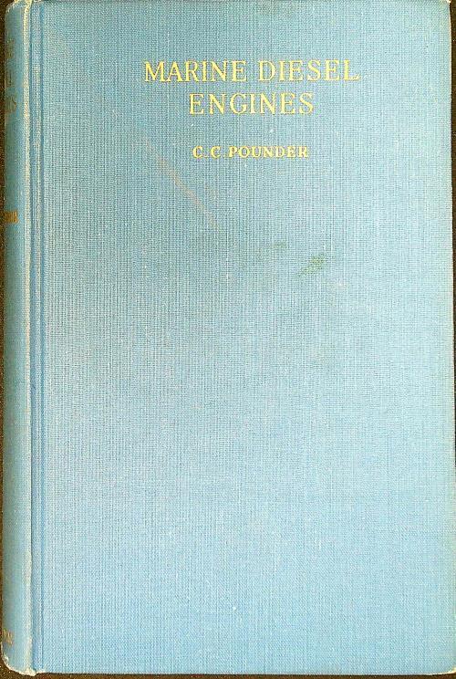 Marine diesel engines - C.C. Pounder - copertina