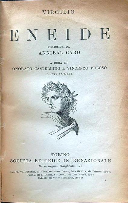 Eneide - Virgilio - copertina
