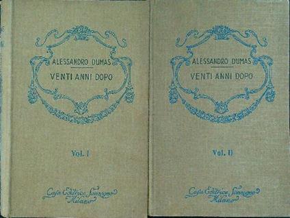 Venti anni dopo 2vv - Alexadre Dumas - copertina