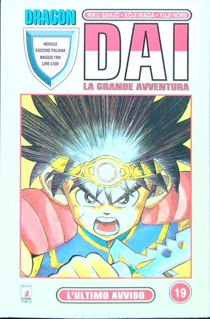 Dai La grande avventura 19. L'ultimo avviso - Riku Sanjo - copertina