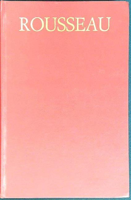 Sull'origine dell'ineguaglianza - Jean-Jacques Rousseau - copertina