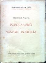 Popolarismo e nasismo in Sicilia