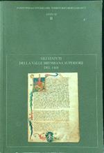 Gli statuti della Valle Brembana superiore del 1468