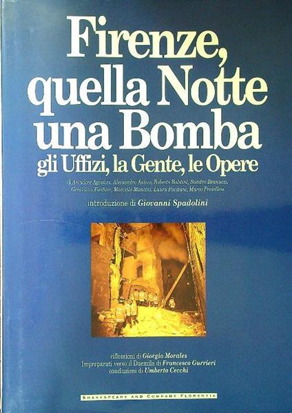 Firenze, quella notte una bomba - copertina