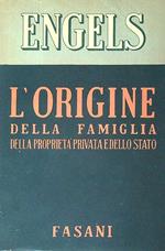 L' origine della famiglia, della proprietà privata e dello Stato