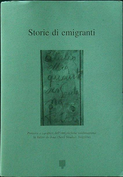 Storie di emigranti - copertina