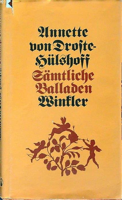 Samtliche Balladen - Annette von Droste-Hulshoff - copertina