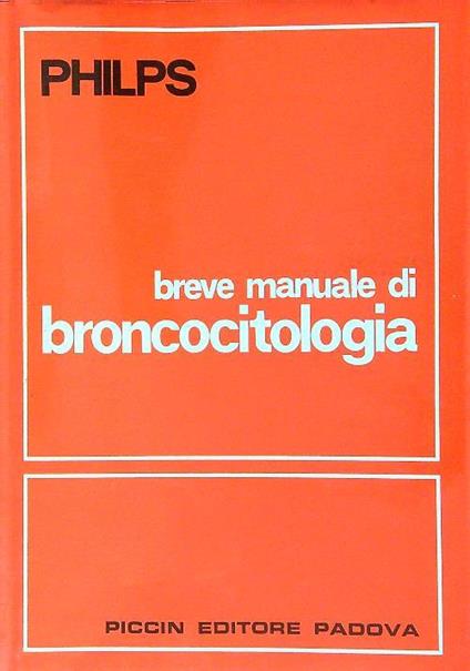 Breve manuale di broncocitologia - copertina