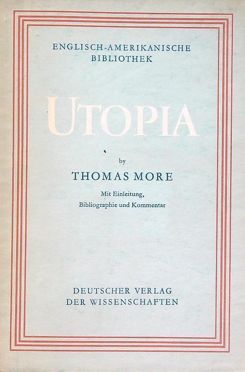 Utopia - Thomas Moore - copertina