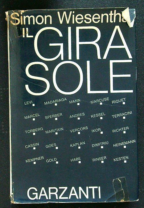 Il girasole - Simon Wiesenthal - copertina