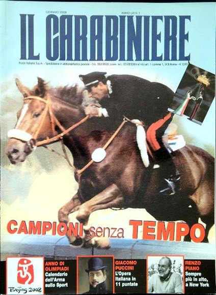 Il Carabiniere - Dal N. 1/2008 al N. 8-9/2008 - copertina