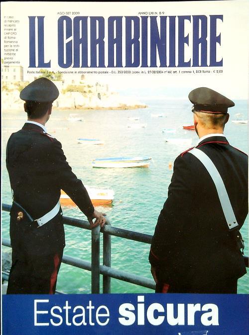 Il Carabiniere - Anno LXII N. 8-9/Ago-Set 2009