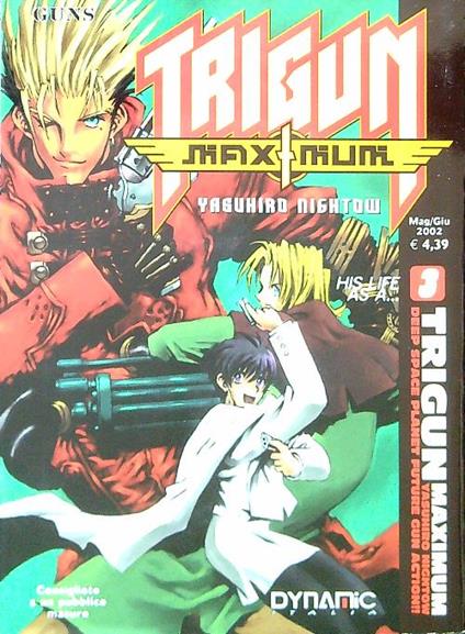 Guns Trigun Maximum 3 - Yasuhiro Nightow - copertina