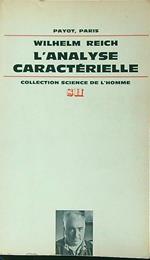 L' analyse caracterielle