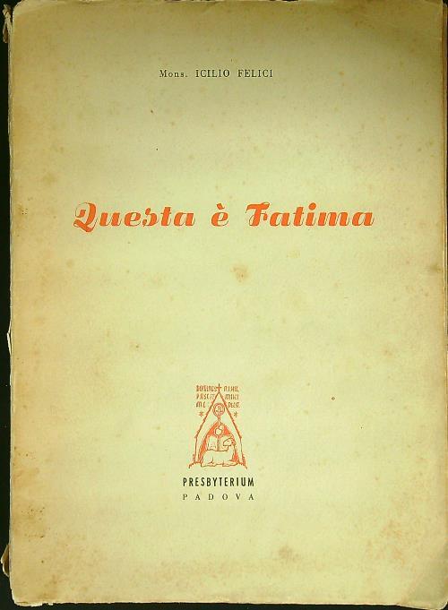 Questa e' Fatima