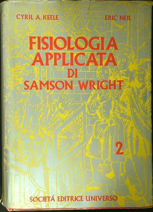Fisiologia applicata di Samson Wright vol. 2 - copertina