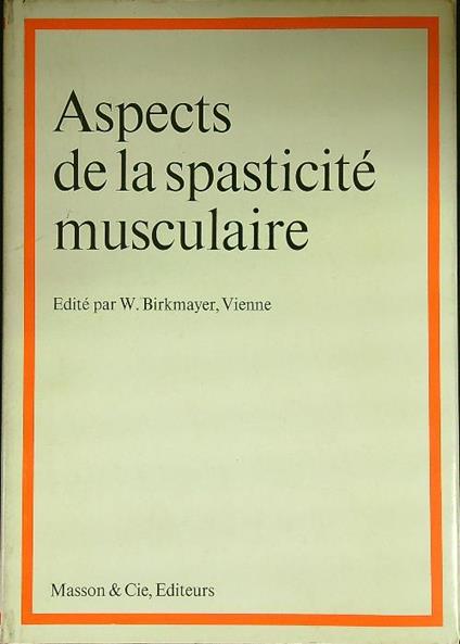 Aspects de la spasticite' muscolaire - copertina