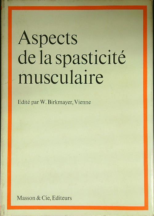 Aspects de la spasticite' muscolaire - copertina