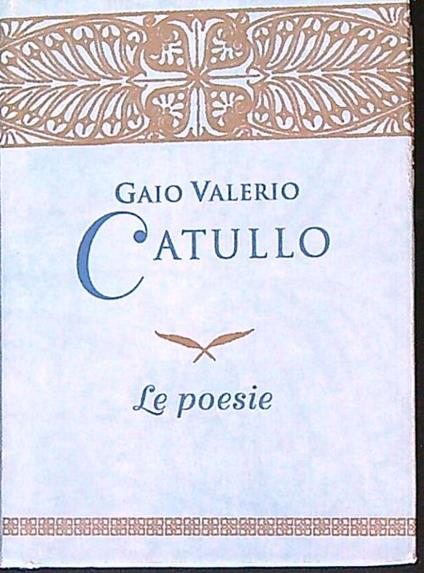 Le poesie - Gaio Valerio Catullo - copertina