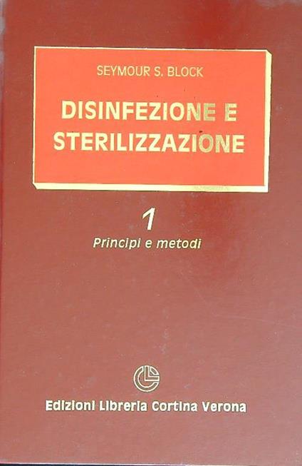 Disinfezione e sterilizzazione 1 - S. Block Seymour - copertina