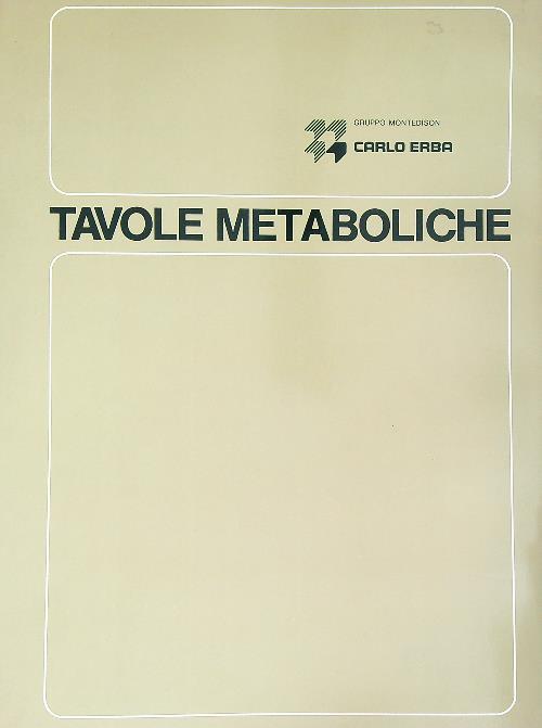 Tavole metaboliche